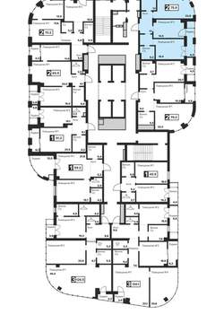 2-к квартира, вторичка, 76м2, 10/29 этаж