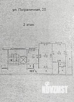 2-к квартира, вторичка, 53м2, 2/10 этаж