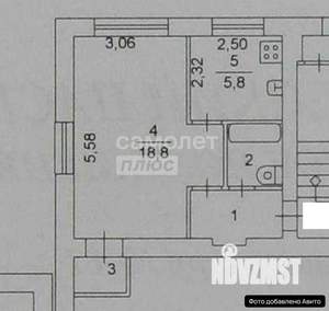 1-к квартира, вторичка, 33м2, 1/3 этаж