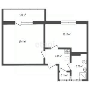 1-к квартира, вторичка, 39м2, 7/10 этаж