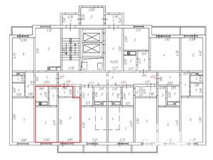 1-к квартира, вторичка, 39м2, 19/21 этаж