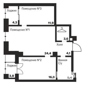 2-к квартира, вторичка, 71м2, 9/29 этаж