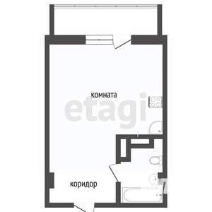 Студия квартира, вторичка, 24м2, 17/20 этаж