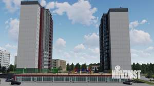 3-к квартира, строящийся дом, 75м2, 18/18 этаж