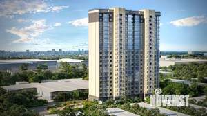 1-к квартира, строящийся дом, 41м2, 11/21 этаж