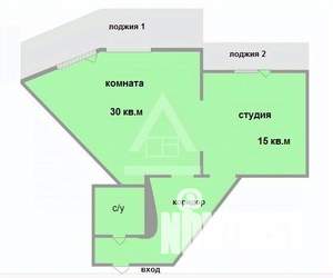 2-к квартира, вторичка, 70м2, 4/6 этаж