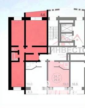 3-к квартира, вторичка, 77м2, 13/22 этаж