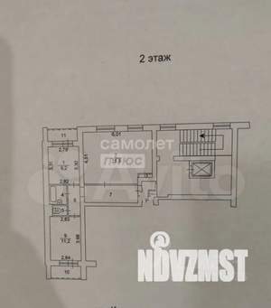 3-к квартира, вторичка, 60м2, 2/10 этаж