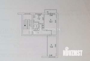 2-к квартира, вторичка, 49м2, 4/5 этаж