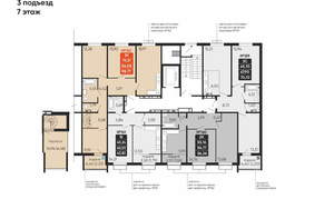 3-к квартира, вторичка, 86м2, 7/10 этаж
