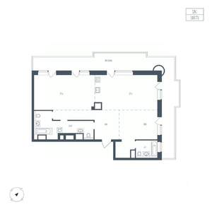 2-к квартира, вторичка, 119м2, 4/8 этаж