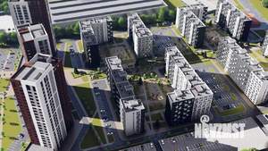 Студия квартира, строящийся дом, 24м2, 10/10 этаж