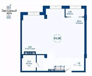 3-к квартира, вторичка, 82м2, 11/24 этаж