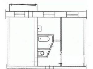 2-к квартира, вторичка, 46м2, 5/5 этаж