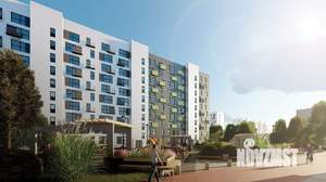 1-к квартира, строящийся дом, 24м2, 9/10 этаж