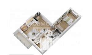 2-к квартира, вторичка, 59м2, 8/17 этаж
