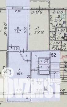 2-к квартира, вторичка, 48м2, 3/5 этаж