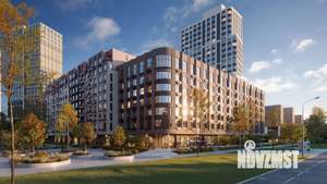 1-к квартира, строящийся дом, 46м2, 2/18 этаж