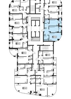 2-к квартира, вторичка, 84м2, 12/29 этаж