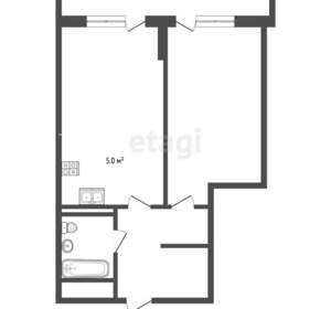 2-к квартира, вторичка, 44м2, 4/9 этаж