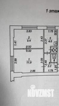 2-к квартира, вторичка, 31м2, 1/5 этаж