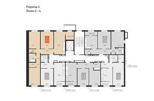 3-к квартира, вторичка, 85м2, 2/10 этаж