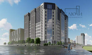 Студия квартира, строящийся дом, 39м2, 18/25 этаж