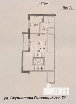1-к квартира, вторичка, 39м2, 3/10 этаж