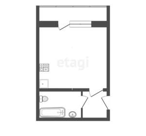 Студия квартира, вторичка, 24м2, 7/20 этаж