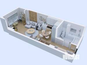 Студия квартира, вторичка, 30м2, 19/24 этаж