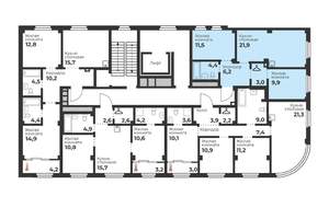 2-к квартира, вторичка, 57м2, 4/23 этаж