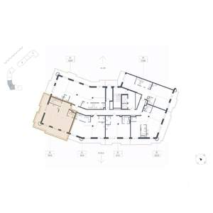 1-к квартира, вторичка, 96м2, 4/9 этаж