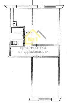2-к квартира, вторичка, 47м2, 2/5 этаж