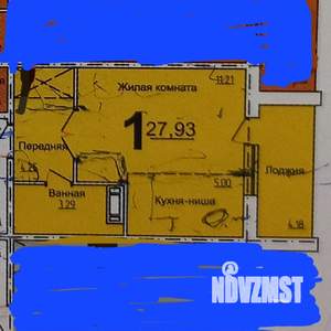 Студия квартира, вторичка, 28м2, 6/10 этаж