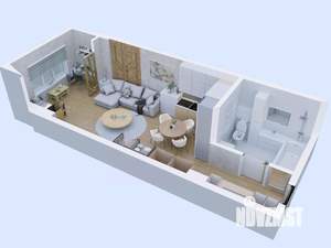 1-к квартира, вторичка, 30м2, 12/25 этаж