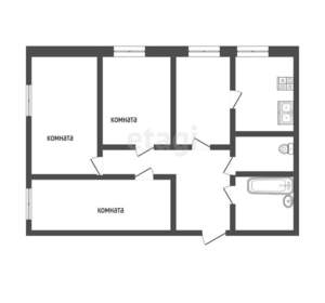 3-к квартира, вторичка, 95м2, 2/17 этаж