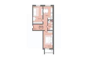 3-к квартира, вторичка, 63м2, 9/16 этаж
