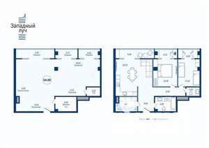 1-к квартира, вторичка, 85м2, 11/23 этаж