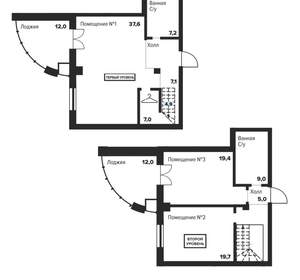 2-к квартира, вторичка, 117м2, 26/29 этаж