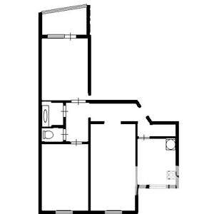 3-к квартира, вторичка, 67м2, 1/9 этаж