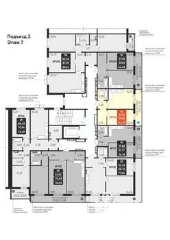 1-к квартира, вторичка, 39м2, 7/10 этаж