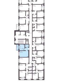 1-к квартира, вторичка, 36м2, 13/17 этаж
