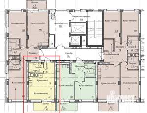 Студия квартира, вторичка, 26м2, 11/14 этаж