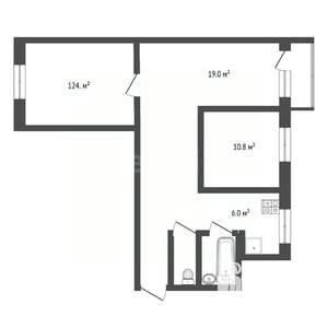 3-к квартира, вторичка, 58м2, 3/5 этаж