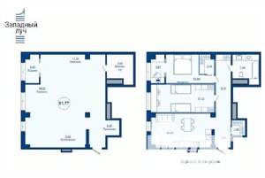 1-к квартира, вторичка, 82м2, 18/23 этаж