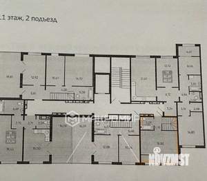 1-к квартира, вторичка, 49м2, 10/11 этаж