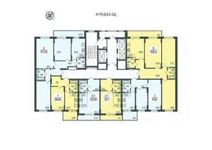 1-к квартира, вторичка, 39м2, 18/25 этаж