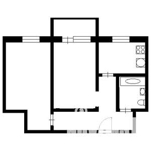 2-к квартира, вторичка, 41м2, 3/4 этаж