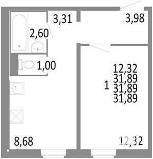 Фото квартиры на продажу (1)