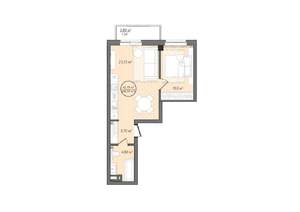 1-к квартира, вторичка, 47м2, 10/24 этаж